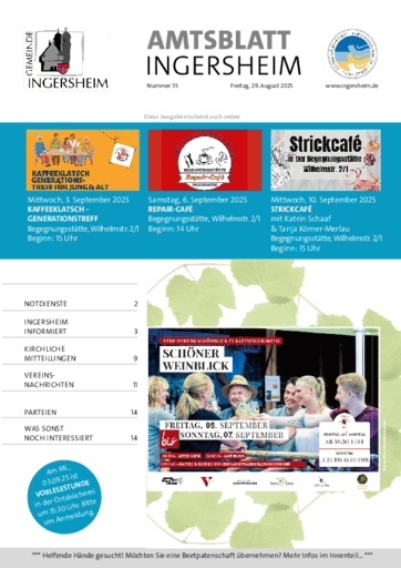 Ausgabe 35/2025 lesen