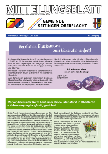 Ausgabe 28/2025 lesen