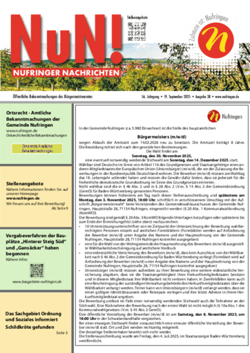 Ausgabe 38/2025 lesen