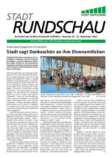 Ausgabe 39/2025 lesen