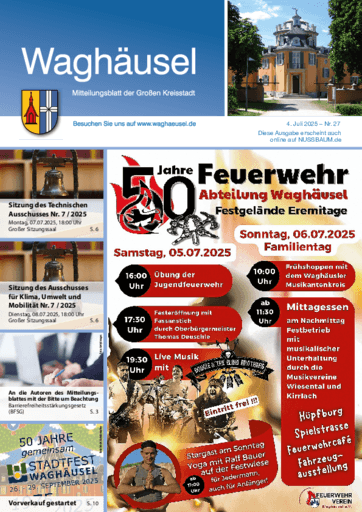 Ausgabe 27/2025 lesen