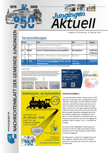 Ausgabe 42/2025 lesen