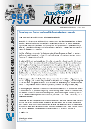 Ausgabe 30/2025 lesen