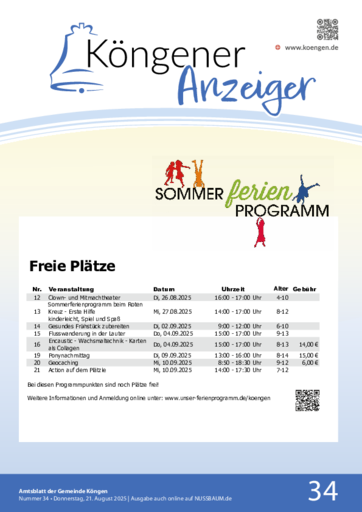 NUSSBAUM+ Premium - Köngener Anzeiger