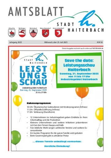 Ausgabe 30/2025 lesen