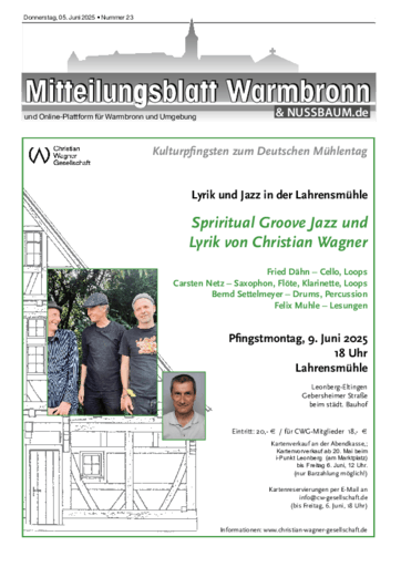 Ausgabe 23/2025 lesen
