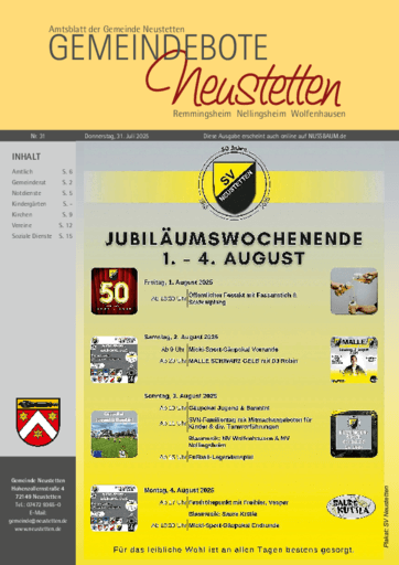 Ausgabe 31/2025 lesen