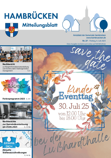 Ausgabe 27/2025 lesen