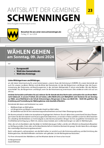 Ausgabe 23/2024 lesen