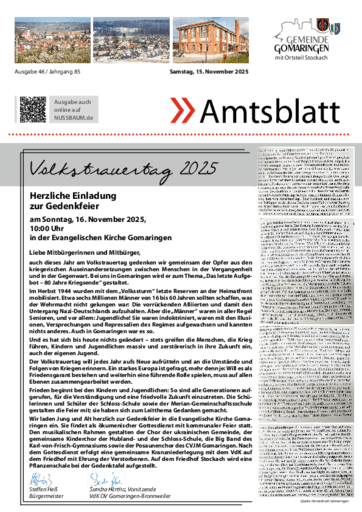 Ausgabe 46/2025 lesen