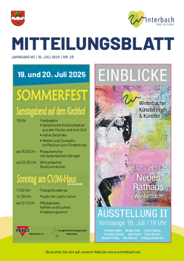 Ausgabe 28/2025 lesen