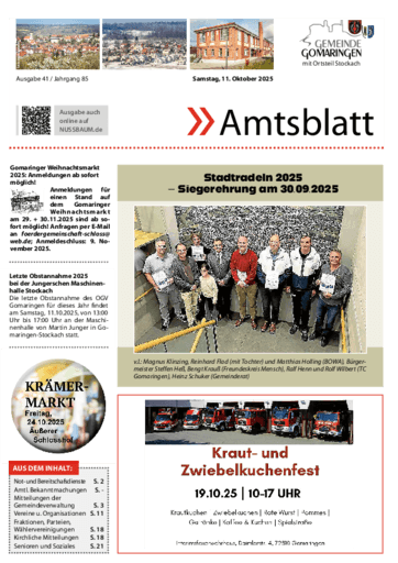 Ausgabe 41/2025 lesen