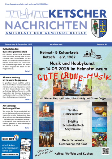 Ausgabe 36/2025 lesen