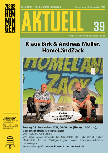 Ausgabe 39/2025 lesen