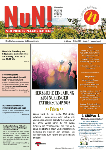 Ausgabe 21/2025 lesen