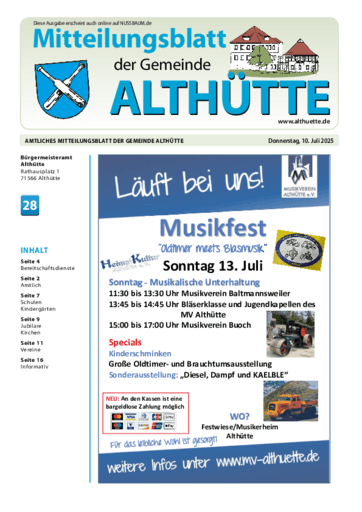 Ausgabe 28/2025 lesen