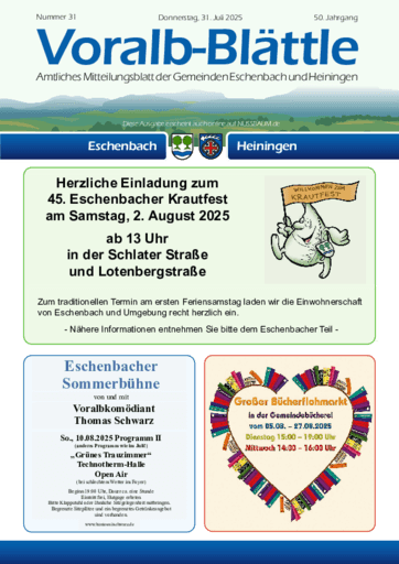Ausgabe 31/2025 lesen